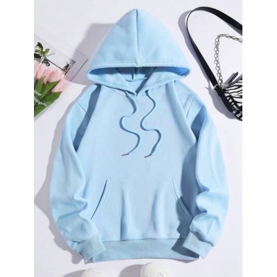 EZwear Slogan Graphic Drawstring Thermal Lined Hoodie - Choose Your Size