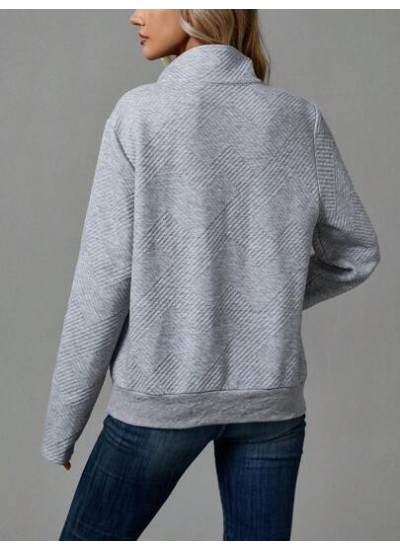 LUNE Contrast Trim Kangaroo Pocket Sweatshirt - Choose Your Size