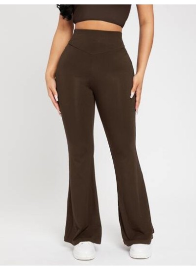 PETITE High Waist Flare Leg Pants - Choose Your Size