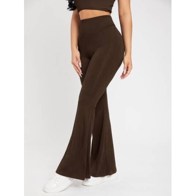 PETITE High Waist Flare Leg Pants - Choose Your Size