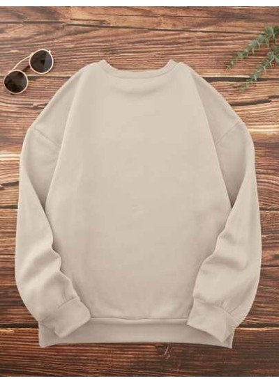 LUNE Heart And Letter Graphic Thermal Lined Sweatshirt - Choose Your Size