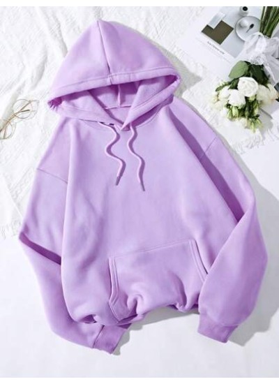 EZwear Kangaroo Pocket Drawstring Thermal Lined Hoodie - Choose Your Size