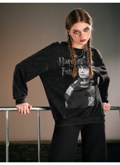 Harry Potter |  Drop Shoulder Character Graphic Sweatshirt - Choose Your Size