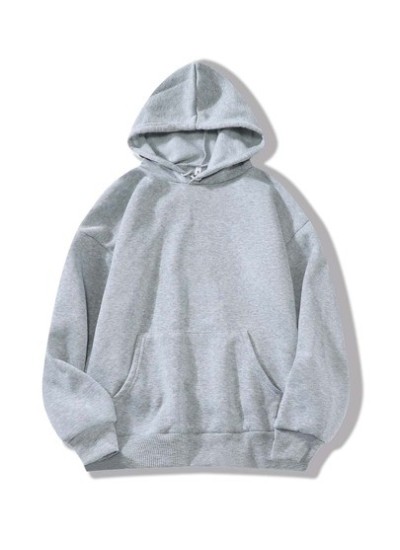 EZwear Solid Kangaroo Pocket Thermal Lined Hoodie - Choose Your Size