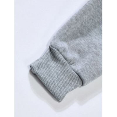 EZwear Solid Kangaroo Pocket Thermal Lined Hoodie - Choose Your Size