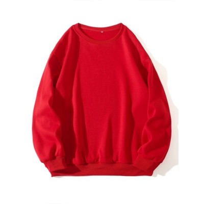 EZwear Solid Drop Shoulder Sweatshirt - Choose Your Size