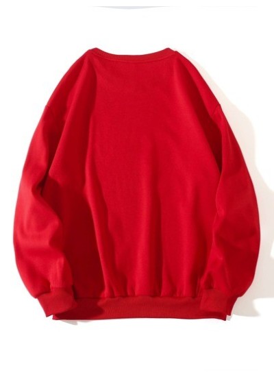 EZwear Solid Drop Shoulder Sweatshirt - Choose Your Size