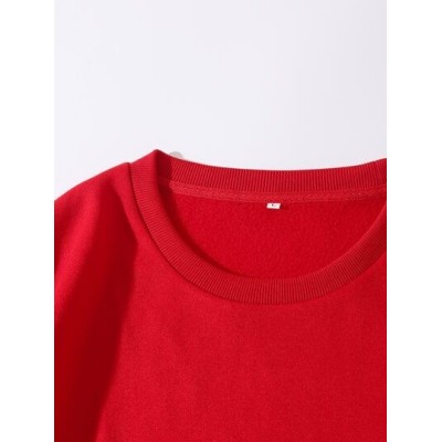 EZwear Solid Drop Shoulder Sweatshirt - Choose Your Size