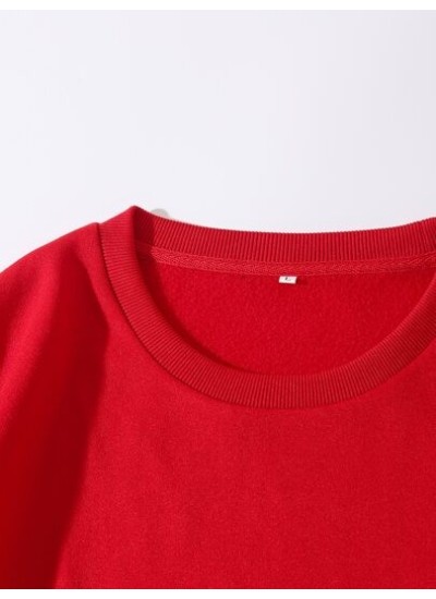 EZwear Solid Drop Shoulder Sweatshirt - Choose Your Size