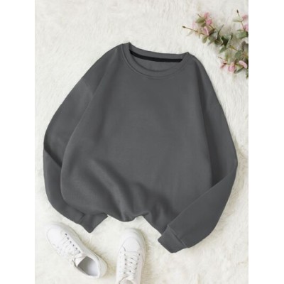 EZwear Solid Round Neck Thermal Pullover - Choose Your Size