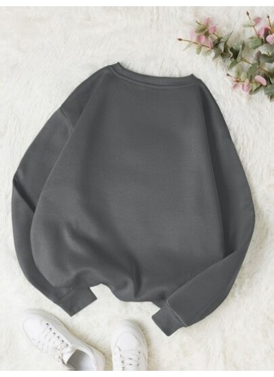 EZwear Solid Round Neck Thermal Pullover - Choose Your Size