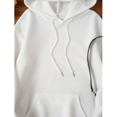 EZwear Kangaroo Pocket Solid Thermal Lined Hoodie - Choose Your Size