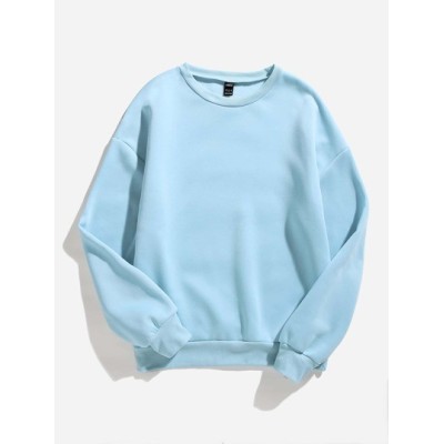 EZwear Solid Round Neck Sweatshirt - Choose Your Size