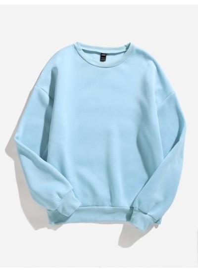 EZwear Solid Round Neck Sweatshirt - Choose Your Size