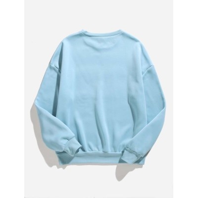 EZwear Solid Round Neck Sweatshirt - Choose Your Size