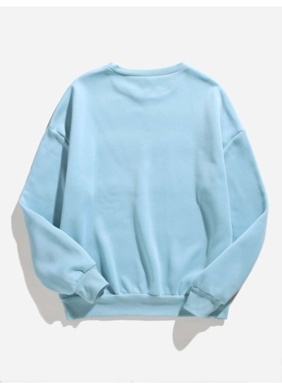 EZwear Solid Round Neck Sweatshirt - Choose Your Size