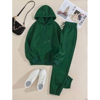 EZwear Kangaroo Pocket Drawstring Hoodie & Sweatpants - Choose Your Size