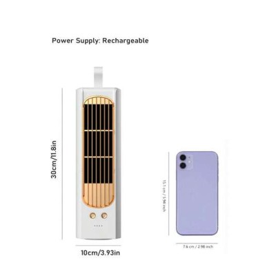 Rechargeable Multifunctional Desktop Oscillating Head Vertical Tower Fan Cooler