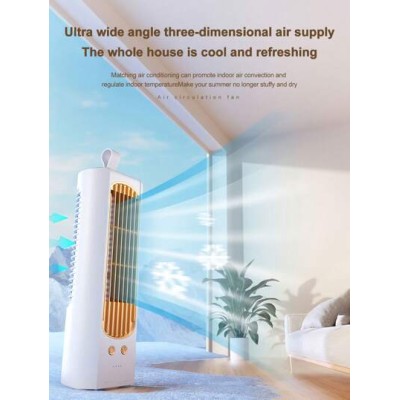 Rechargeable Multifunctional Desktop Oscillating Head Vertical Tower Fan Cooler