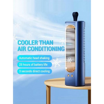 Rechargeable Multifunctional Desktop Oscillating Head Vertical Tower Fan Cooler