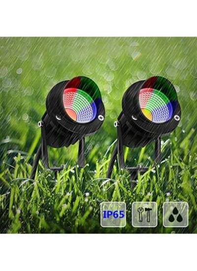 10W RGB LED COB Landscape Lamp Waterproof Garden Walkway Lawn Spike Spot Light