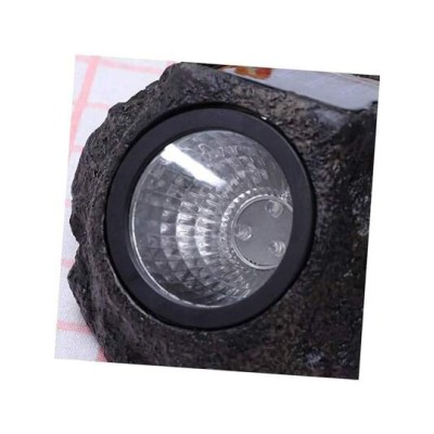 Solar Powered Stone Lamp, Outdoor Waterproof Landscape Lighting Garden Lawn Deco