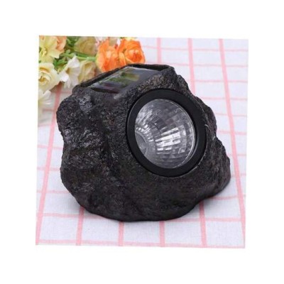 Solar Powered Stone Lamp, Outdoor Waterproof Landscape Lighting Garden Lawn Deco