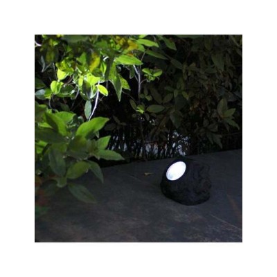 Solar Powered Stone Lamp, Outdoor Waterproof Landscape Lighting Garden Lawn Deco