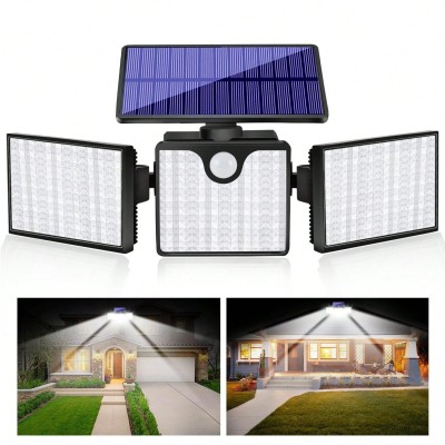 1pc 266 LED 2200LM Adjustable Outdoor LED Sun Motion Sensor Light