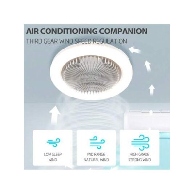 1pc Ceiling Fan Light, E27 Screw Mouth Installation, Directly Connected To The C