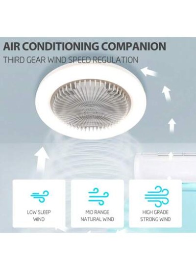 1pc Ceiling Fan Light, E27 Screw Mouth Installation, Directly Connected To The C