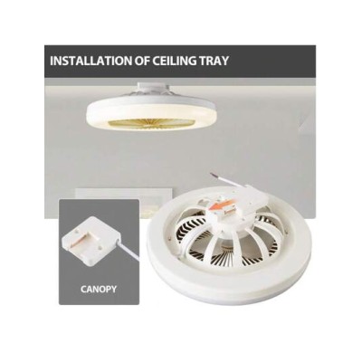 1pc Ceiling Fan Light, E27 Screw Mouth Installation, Directly Connected To The C