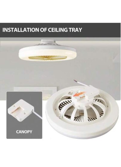 1pc Ceiling Fan Light, E27 Screw Mouth Installation, Directly Connected To The C